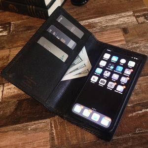 Louis Vuitton Checkbook Holder - Fits iPhone X!